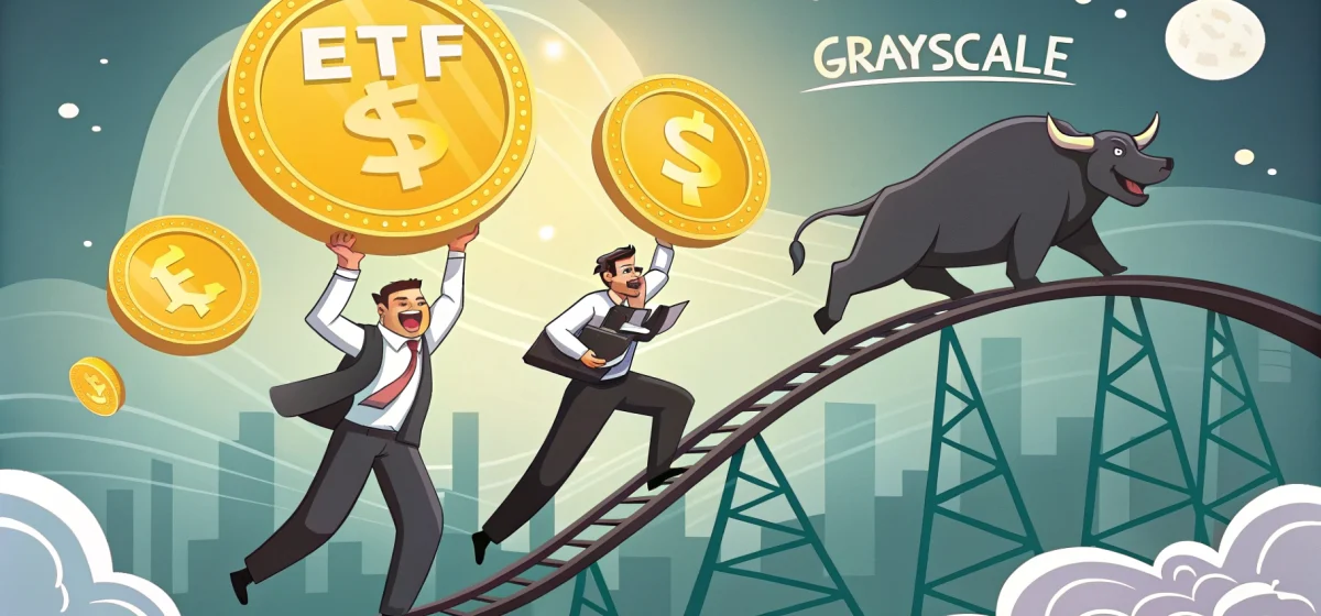 Публичные компании скупают биткойн на фоне одобрения ETF Grayscale