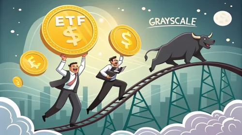 Публичные компании скупают биткойн на фоне одобрения ETF Grayscale