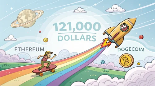 Биткойн превысил 121 000 $ и перспективы альткоинов