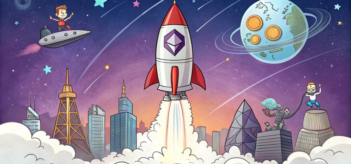 Рост Ethereum и перспективные токены на его базе