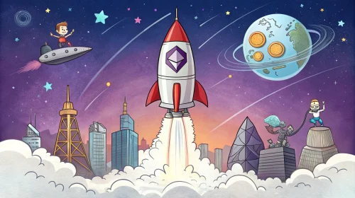 Рост Ethereum и перспективные токены на его базе