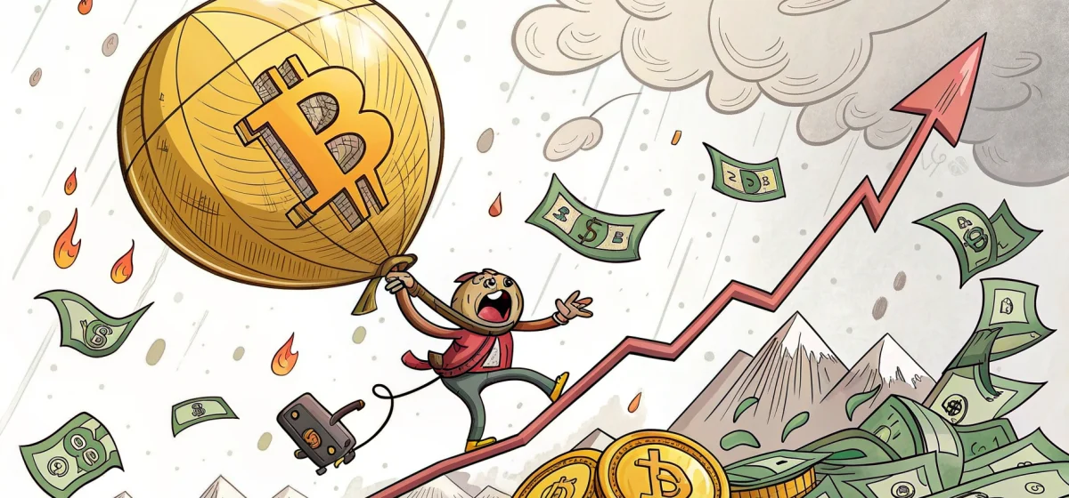 Инфляционное давление сдерживает рост биткоина: анализ графиков и новостей