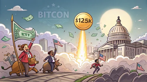 Биткоин обновляет ATH $125K: причины роста, ETF-вливов, шатдауна в США и прогнозы на Q4