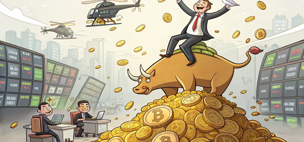 Рост биткоина после покупок крупными инвесторами