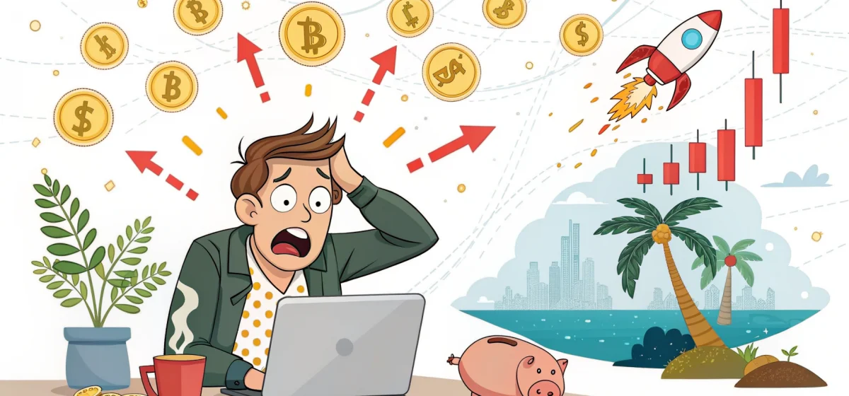 Шутливое видео о неудачах трейдера на крипторынке. Шутливое видео о неудачах трейдера на крипторынке.