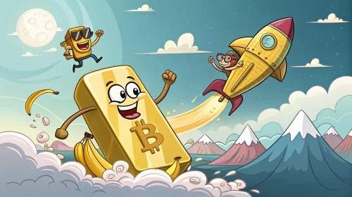 Падение цены золота и влияние этого тренда на биткоин.