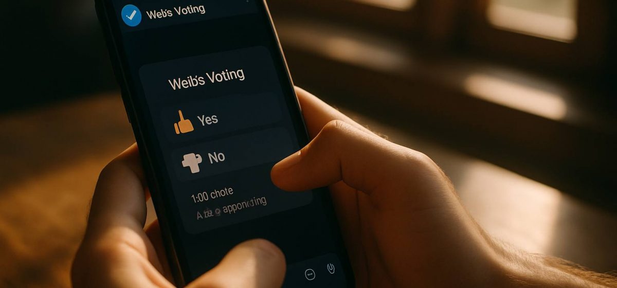 Голосование в Telegram через Web3: как DAO принимают решения в 2025 году Голосование в Telegram через Web3: как DAO принимают решения в 2025 году