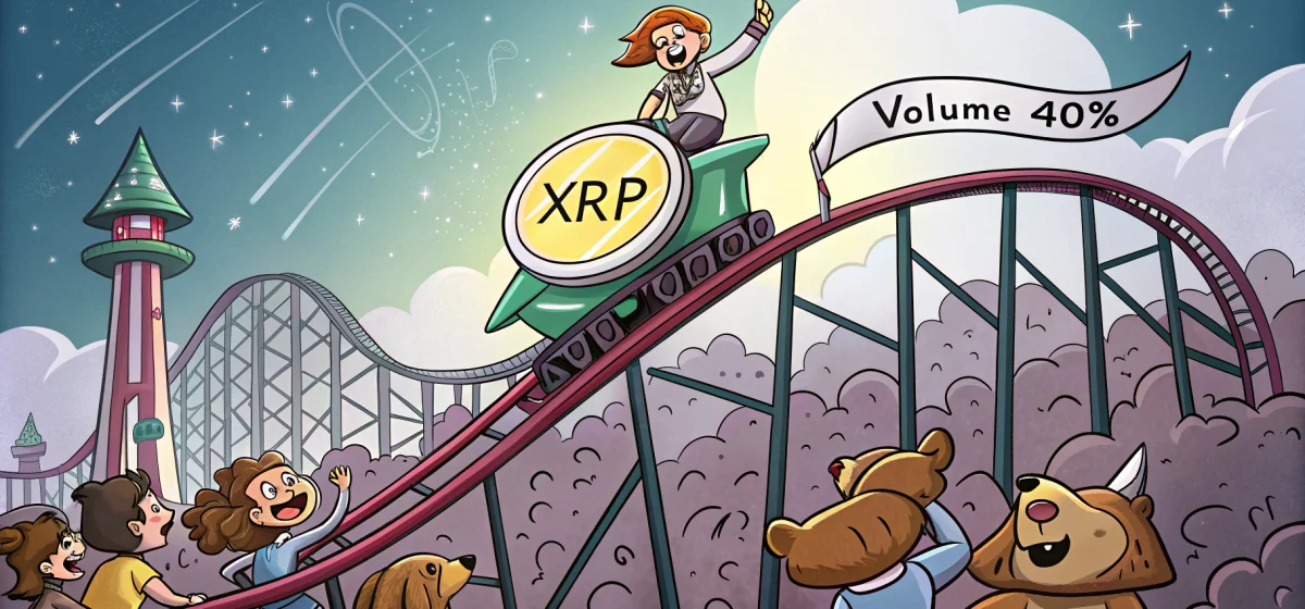 Возможный разворот цены XRP на фоне 40-процентного роста объёма Возможный разворот цены XRP на фоне 40-процентного роста объёма